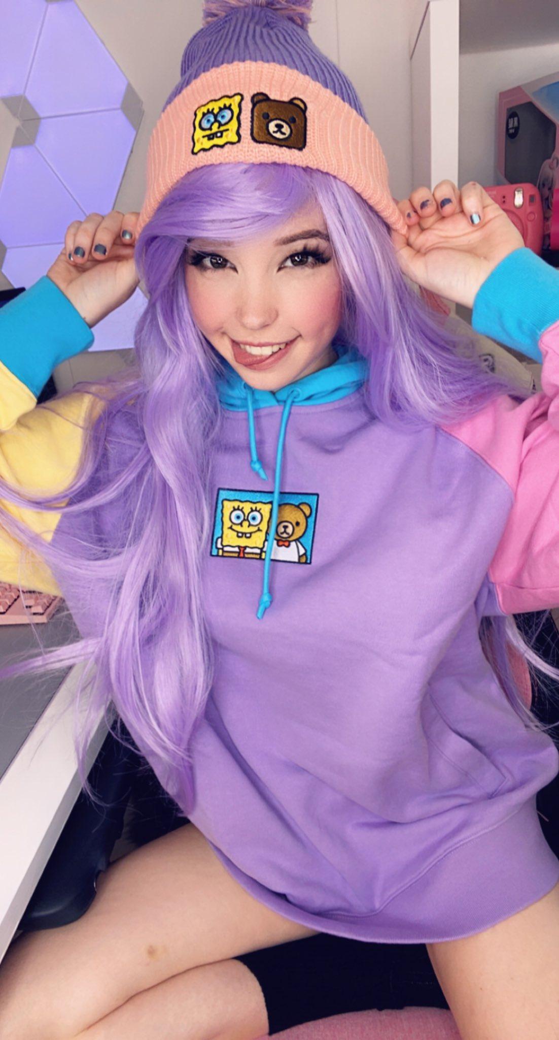 Belle Delphine Teddy Fresh Sweatshirt Onlyfans Set Influencers Gonewild