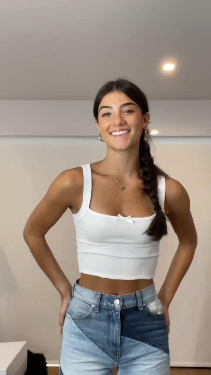 Charli DAmelio Sexy Tank Top Dance Video Leaked Influencers GoneWild