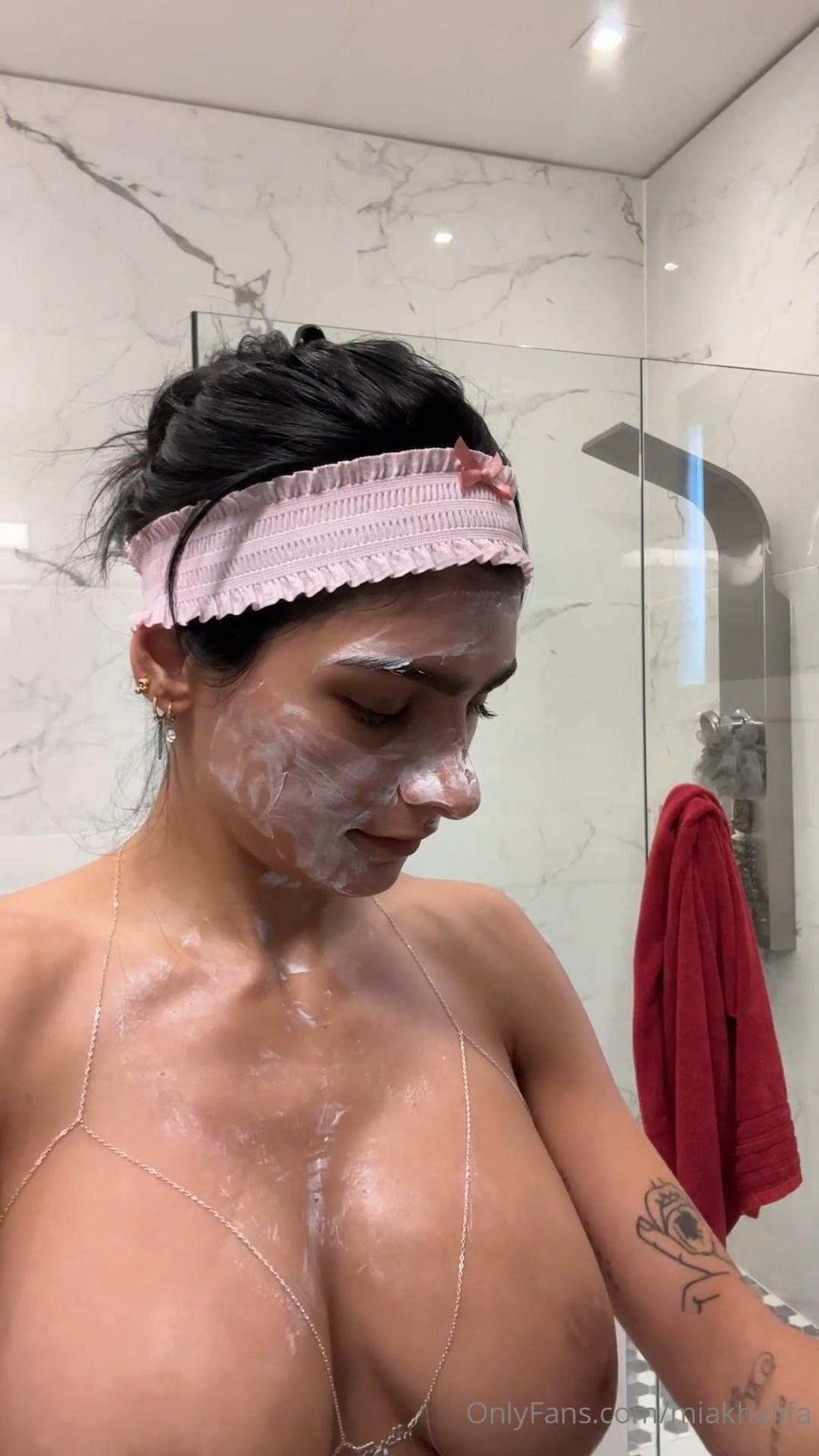 Mia Khalifa Nude Shower Prep Onlyfans Video Leaked Influencers Gonewild