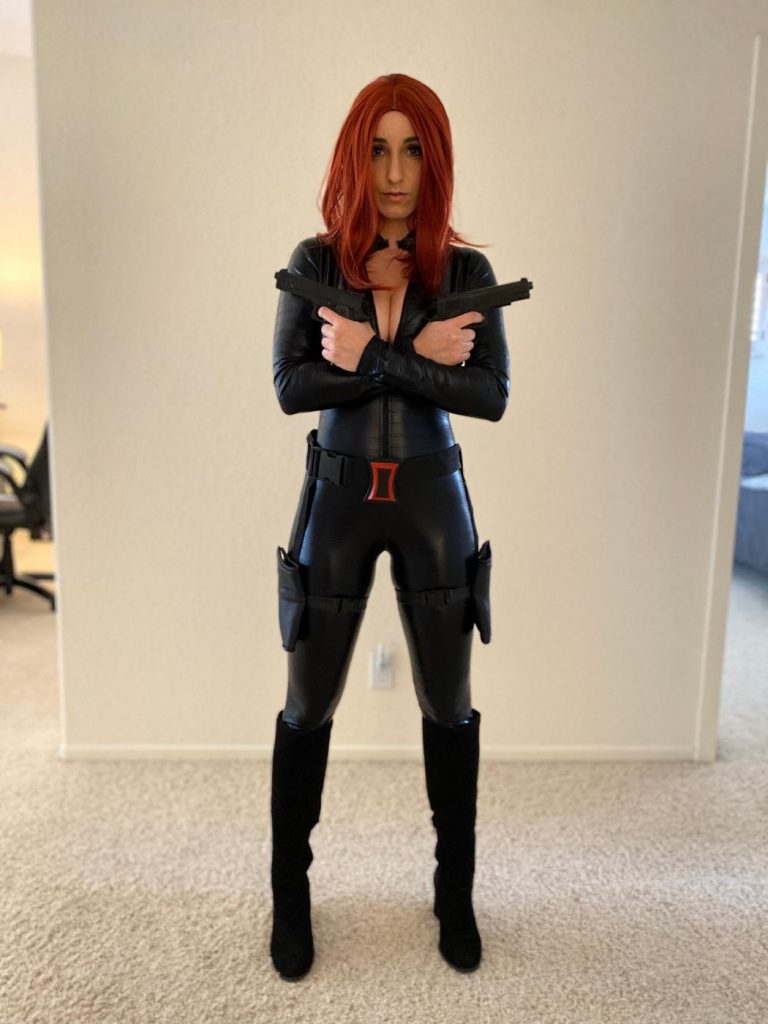 Christina Khalil Black Widow Cosplay In