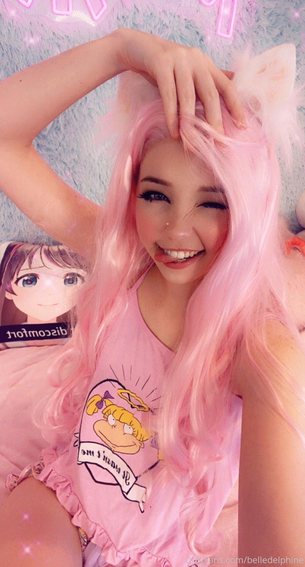 Belle Delphine Nude Pink Pajama Onlyfans Set Leaked - Influencers GoneWild