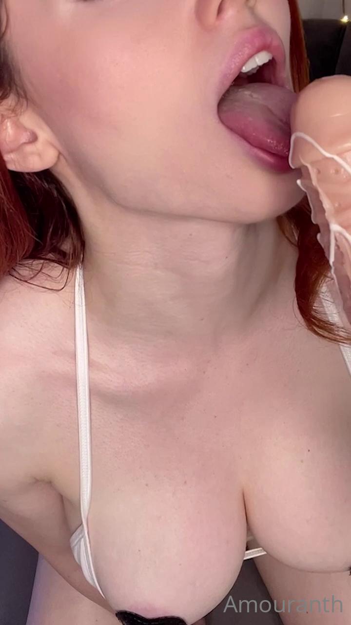 Amouranth Double Dildo Blowjob Onlyfans Video Leaked - Influencers GoneWild