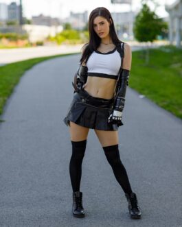 Erin Olash Final Fantasy Tifa Cosplay Set Leaked - Influencers Gonewild