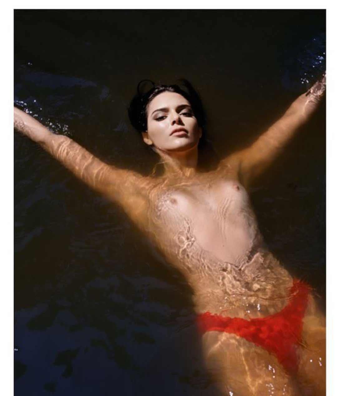 Kendall Jenner Nude Bikini Pool Photoshoot Set Leaked.