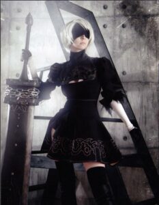 Helly Valentine 2B Nier Automata Cosplay Set Leaked - Influencers Gonewild