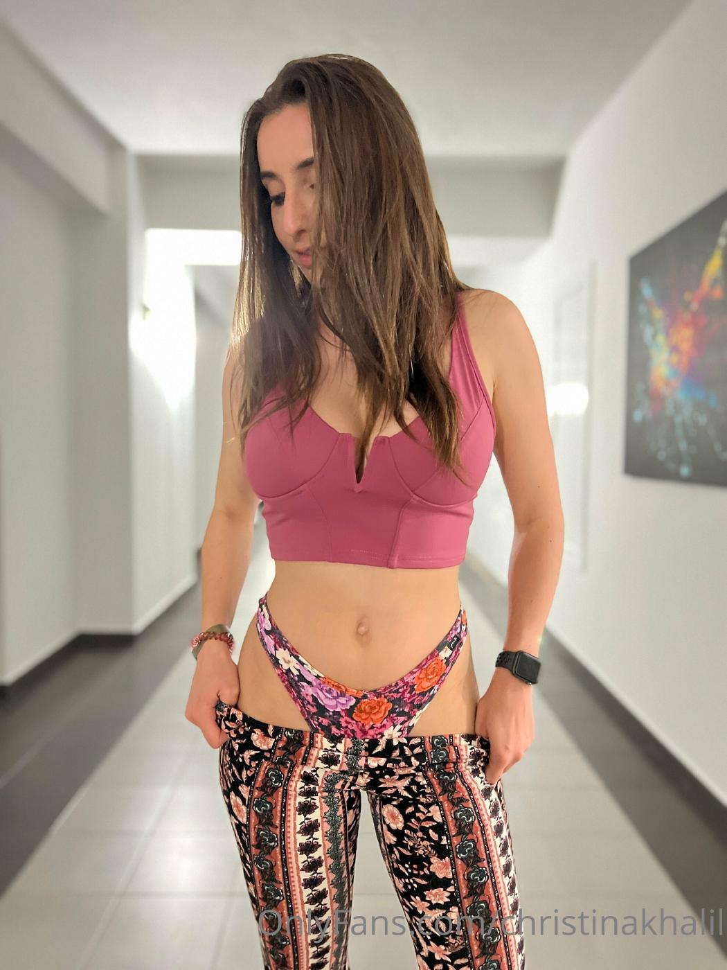 Christina Khalil Hotel Hallway Strip Onlyfans Set Leaked - Influencers
