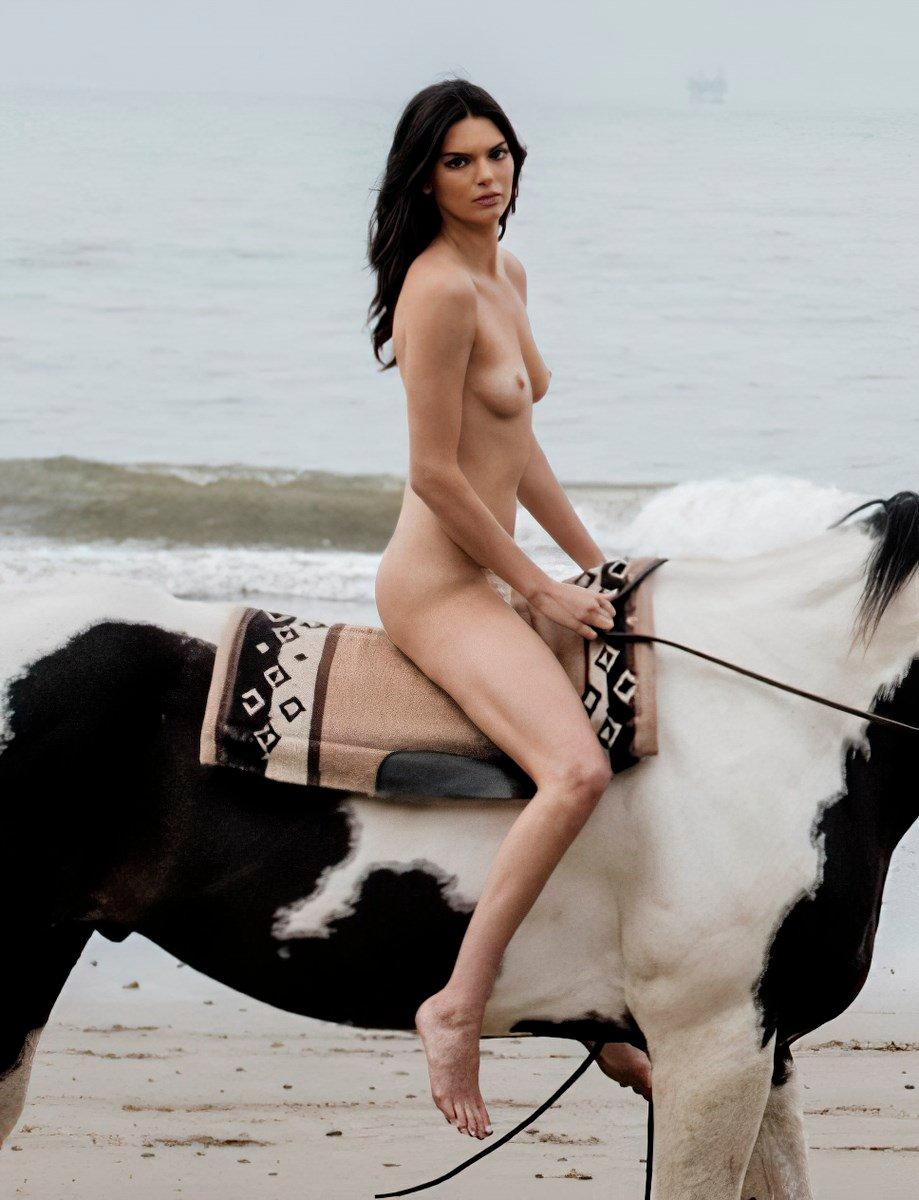 Kendall Jenner Nude Horse Riding Set Leaked - Influencers GoneWild