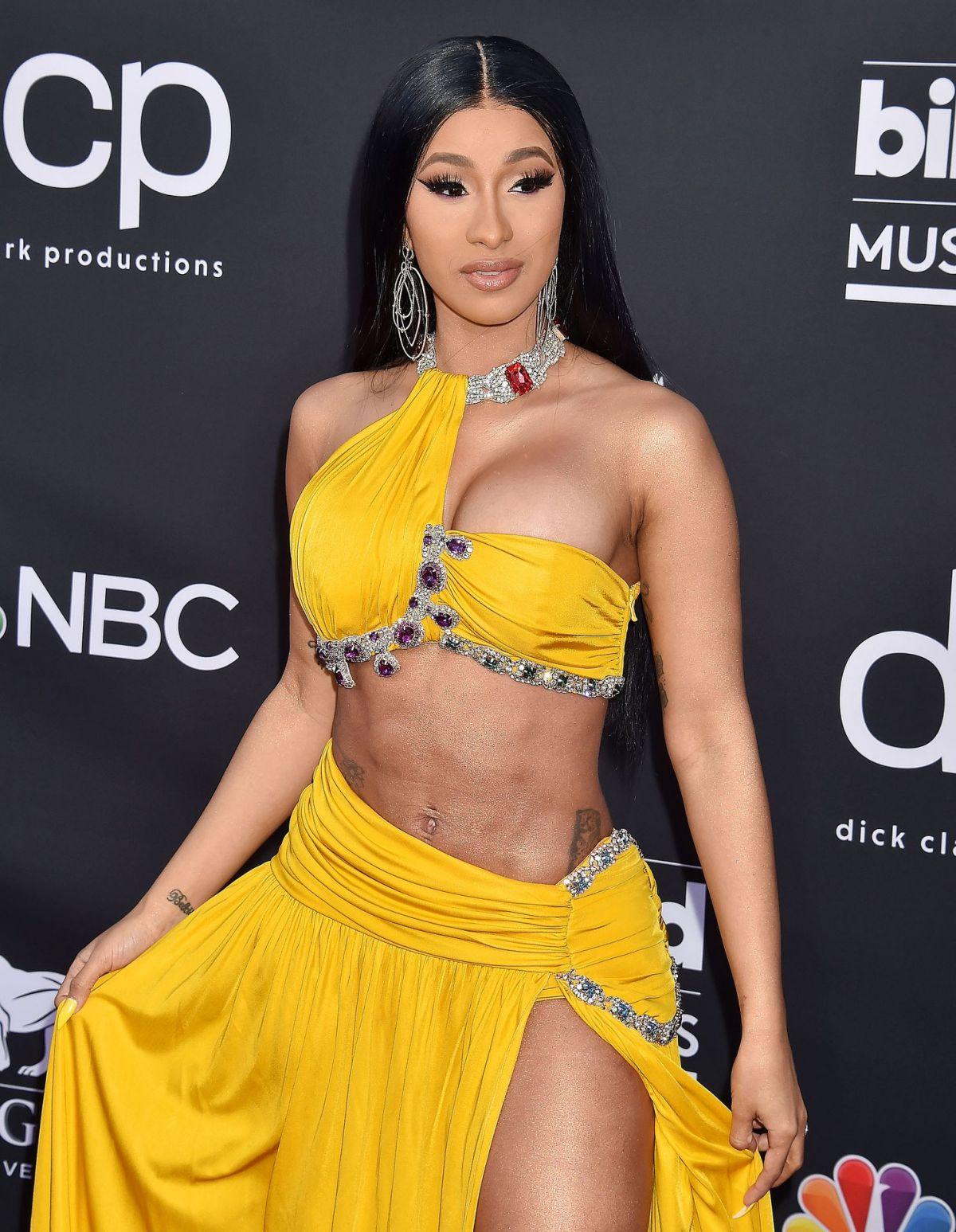 Cardi B Nude Red Carpet Pussy Slip Set Leaked - Influencers GoneWild