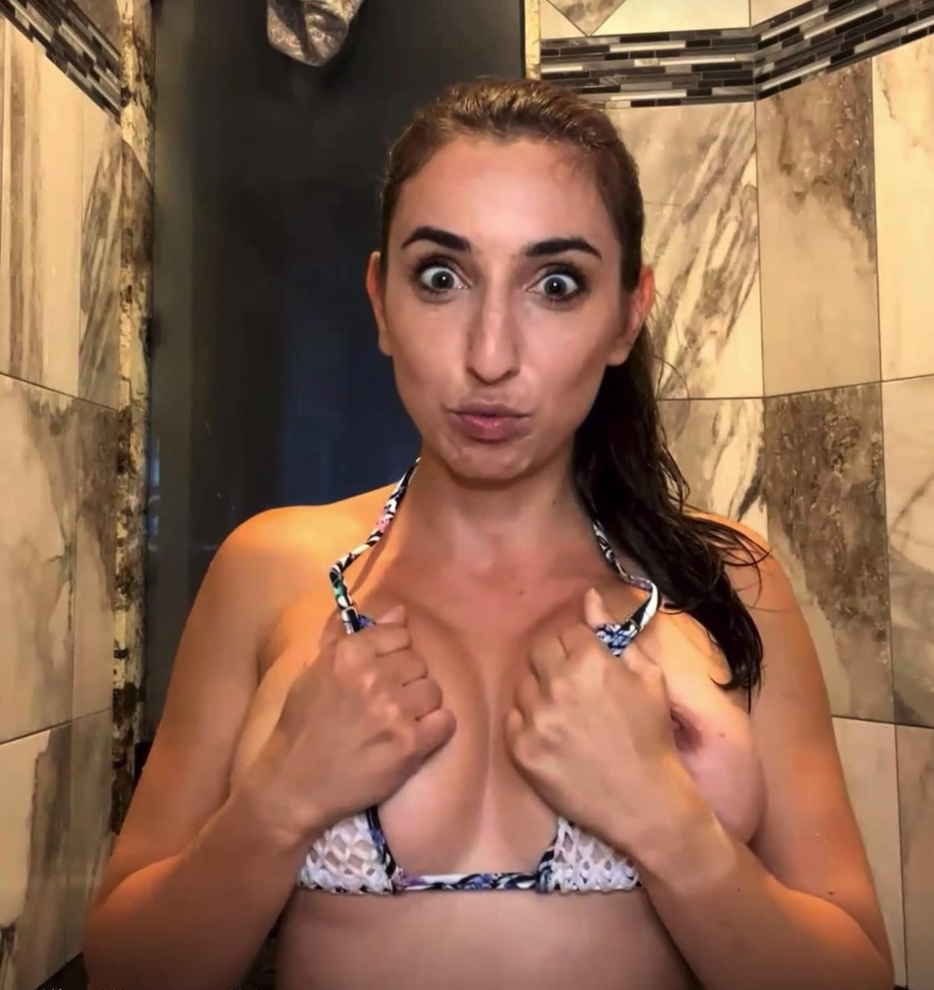 Christina Khalil Livestream Nipple Slip Onlyfans Video Leaked photo