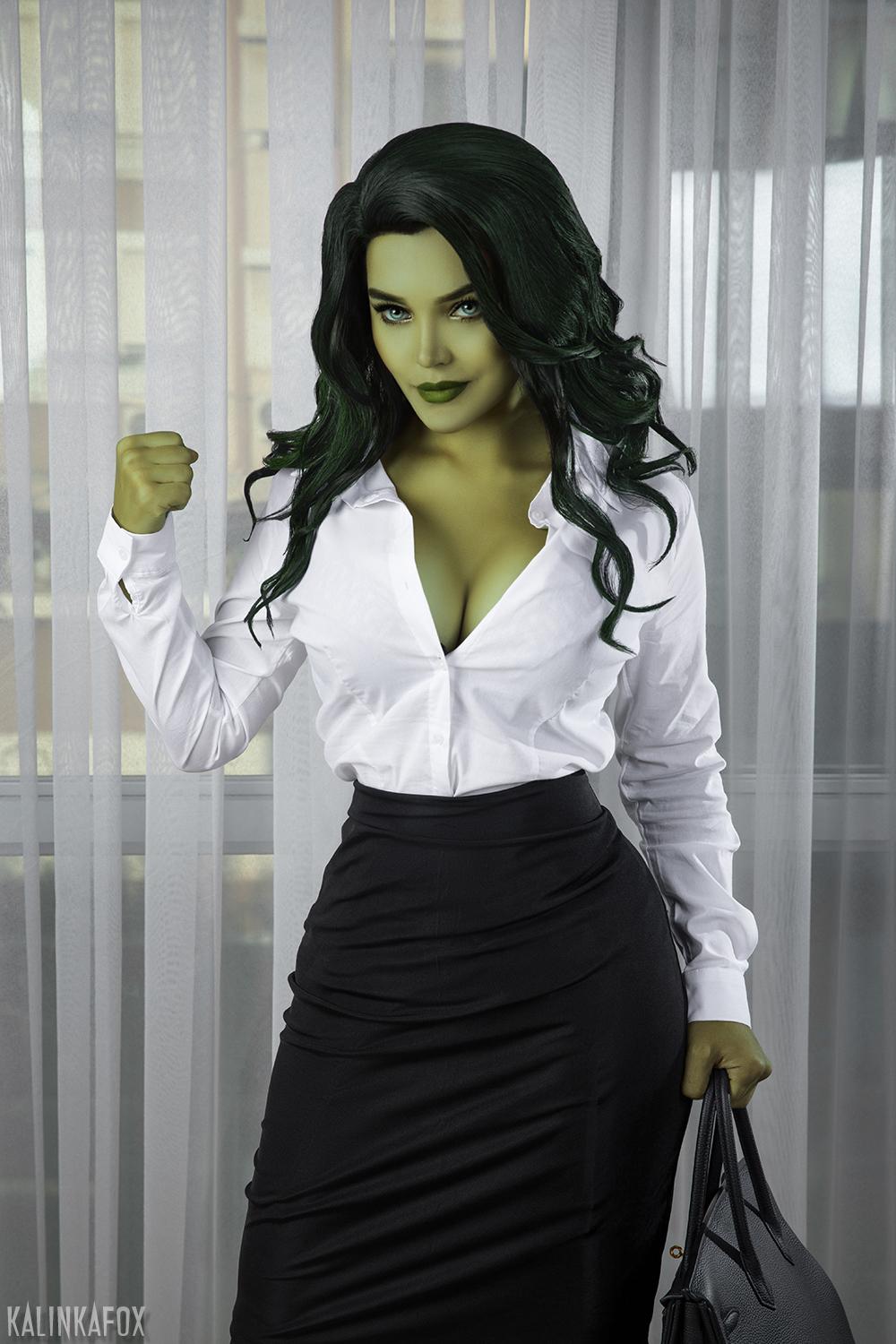 Kalinka Fox Nude She Hulk Cosplay Patreon Set Leaked Influencers Gonewild