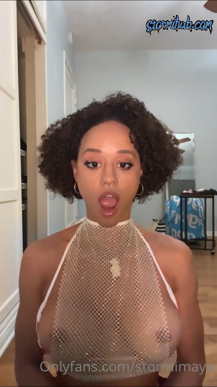 Stormi Maya Nude Mesh Top Onlyfans Video Leaked - Influencers GoneWild