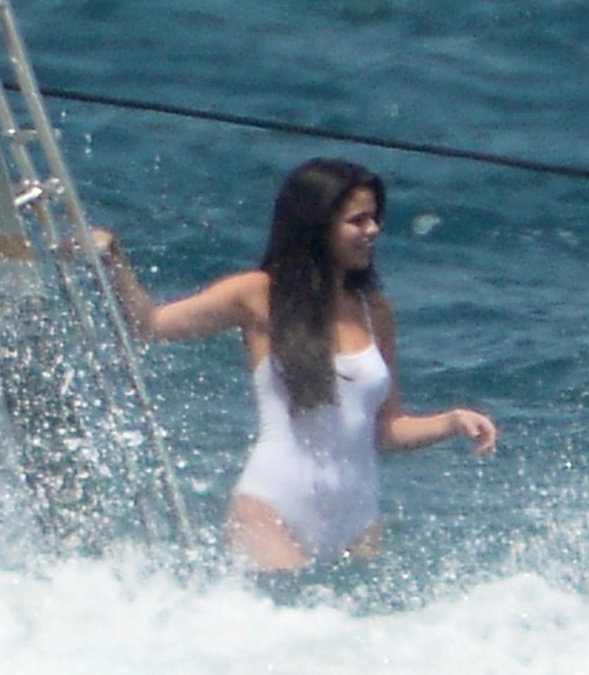 Selena Gomez See-Through One-Piece Set Leaked - Influencers GoneWild