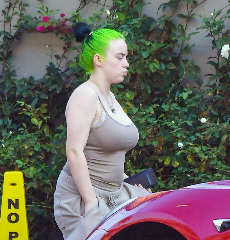 Billie Eilish Running Boob Bounce Slo-Mo Video Leaked - Influencers GoneWild