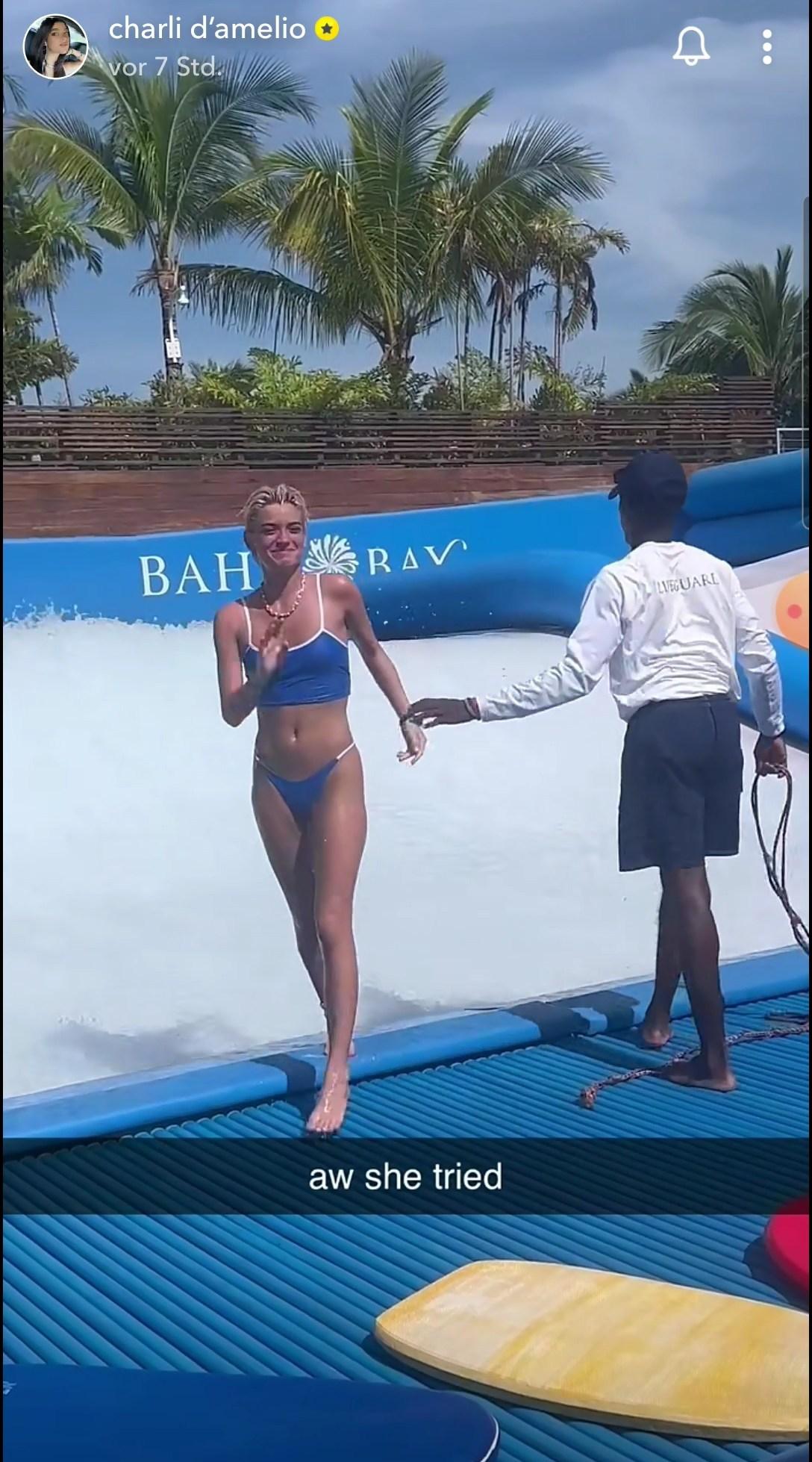 Dixie D'Amelio Bikini Surf Pool Video Leaked - Influencers Gonewild