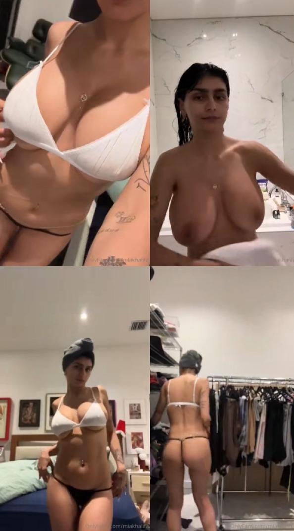 Mia Khalifa Nude Lingerie Try On OnlyFans Video Leaked  